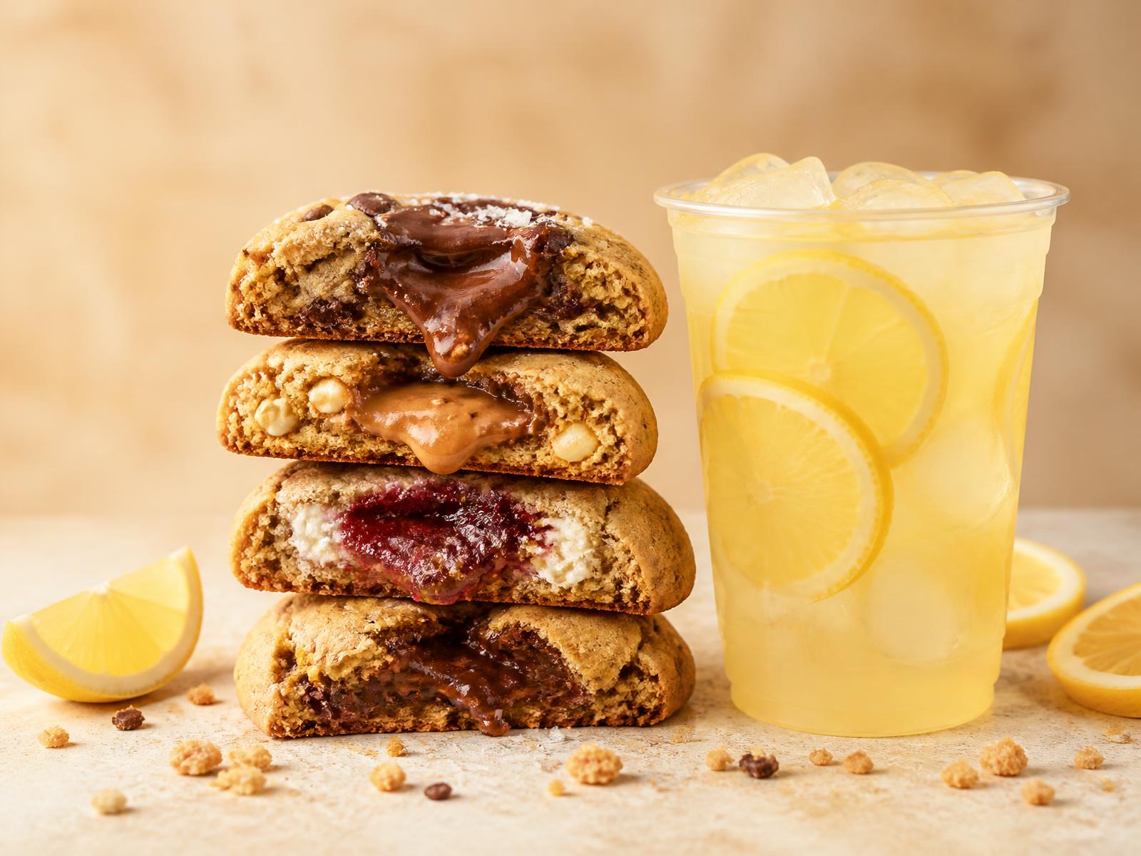 Fresh gourmet cookies and specialty lemonade from Juice Sweet Treats in Memphis